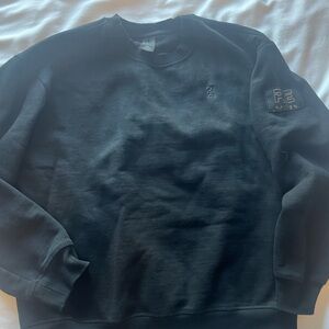 Black P.E Nation Crewneck sweatshirt